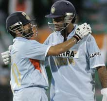 Dhoni and Sachin