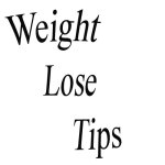 A few tips to lose weight!