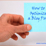 How to Optimize a Blog Post?